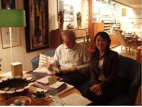 アクセルソン教授と思い出の写真